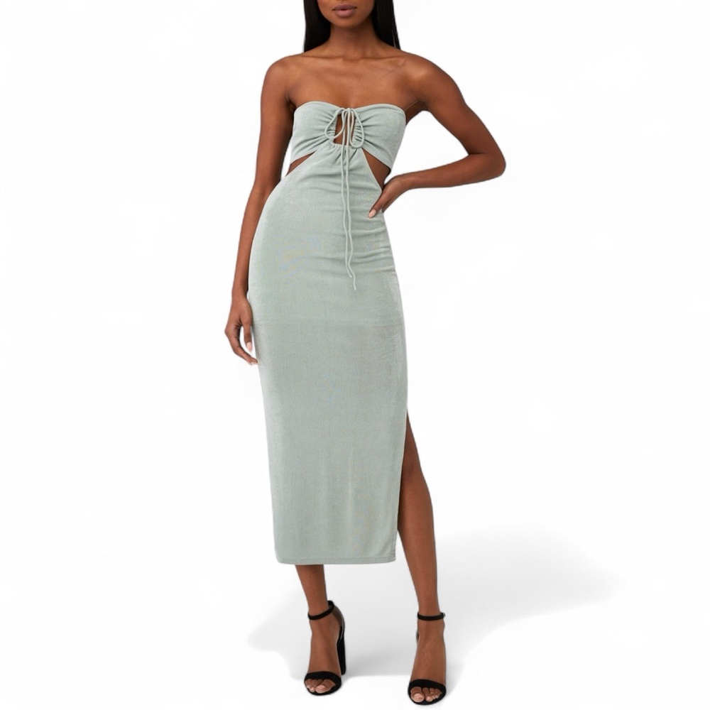 Runaway Jodi Strapless Midi Dress Size Small